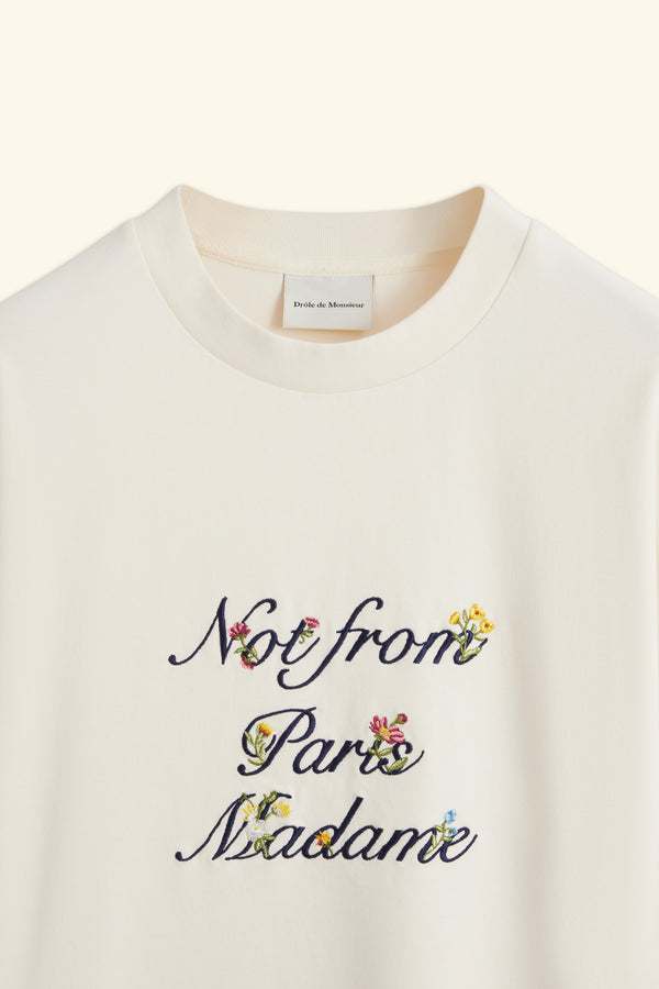 Le T-shirt Slogan à Fleurs - image 2